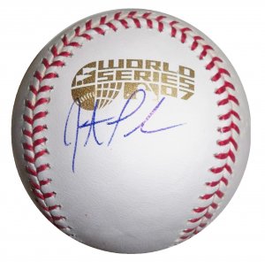 Jonathan Papelbon Signed Official 2007 World Series Baseball (GAI)