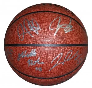 2010 Atlanta Hawks Full Team Signed Basketball