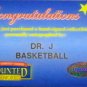 DR. J Julius Erving Signed Basketball (Mounted Memories)
