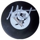 Jordan Staal Signed Penguins Logo Puck (GAI)