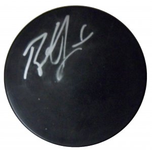 Brent Johnson Signed Puck