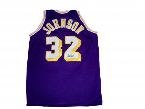 Magic Johnson Signed Lakers Jersey (PSA/DNA)