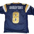 Sam Bradford Signed Blue St. Louis Rams Jersey (JSA)