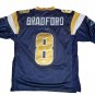 Sam Bradford Signed Blue St. Louis Rams Jersey (JSA)