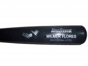 Wilmer Flores Signed Rawlings Big Stick Bat (PSA Rookie Bat)