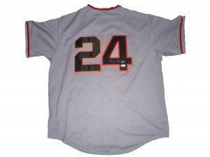 Willie Mays Signed Giants Jersey (JSA COA)