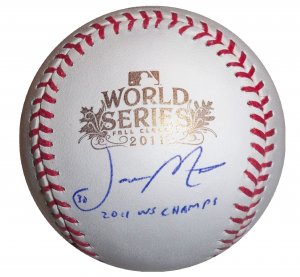 Jason Motte Signed Official 2011 World Series Baseball (PSA/DNA)