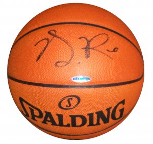 Derrick Rose Bulls Signed Official NBA Baseketball (Upper Deck, UDA)