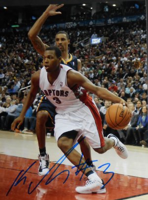 Kyle Lowery Signed Raptors 8x10 Photo
