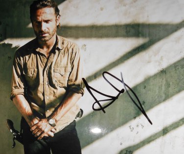 Andrew Lincoln Signed Rick Grimes Walking Dead 8x10 Photo