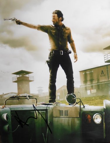 Andrew Lincoln Signed Rick Grimes Walking Dead 11x14 Photo