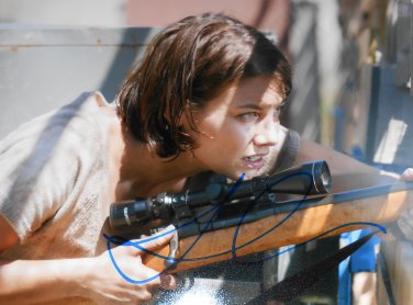 Lauren Cohan Signed Maggie Walking Dead 8x10 Photo
