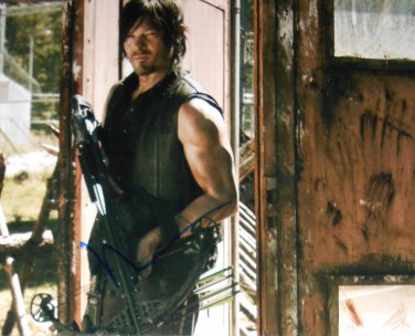 Norman Reedus Signed Daryl Dixon Walking Dead 8x10 Photo