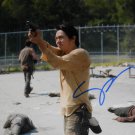 Stephen Yuen Signed Glenn Walking Dead 8x10 Photo