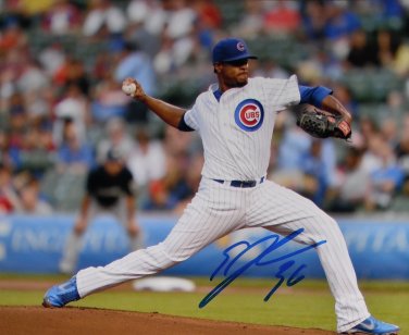 Edwin Jackson Cubs Signed 8x10 Photo