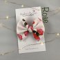 Rose 5" Bow with Alligator Clip - Raspberry Rose Spring Collection