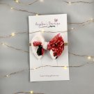 Rose 5" Bow with Nylon Headband - Raspberry Rose Spring Collection