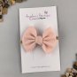 Pastel Pink 4" Bow with Nylon Headband - Pastel Spring Collection