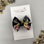 Navy Bloom 4" Bow with Nylon Headband - Pastel Spring Collection