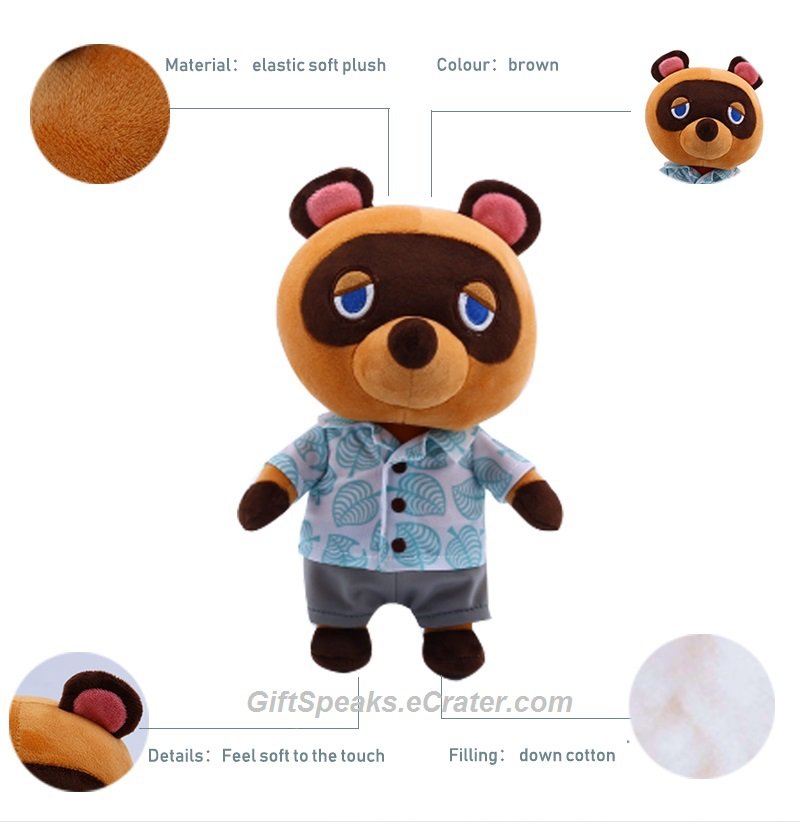 large tom nook plush