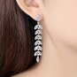2020 AVA Jessica Chastain Willow Leaf Earrings Leaves CZ Pendant Assassin Cosplay Props Gift