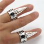 Netflix Shadow and Bone Darkling General Kirigan Dark Ring Prop Cosplay Gift Size 6/7/8