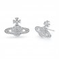2022 Planet Saturn Earrings Orb Shaped Aesthetic Cubic Zircon Earring Fashion Jewelry Birthday Gift