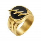 2022 The Flash Superhero Gold Ring Prop Cosplay Birthday Halloween Christmas Gift