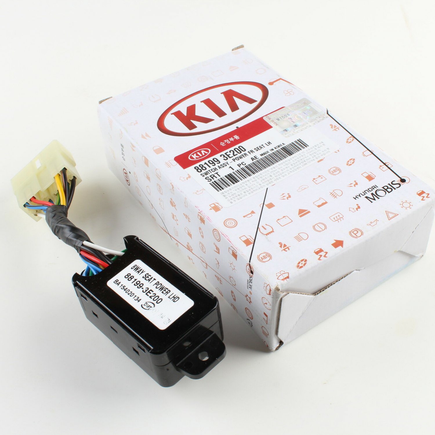 881993E200 Sorento Front LH All Model(3.5L) Kia Power Seat Switch for 03-06