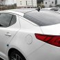 Rear Glass Acrylic Plate Mask Matte Black Carbon 2pcs for 2011~2015 Kia for K5