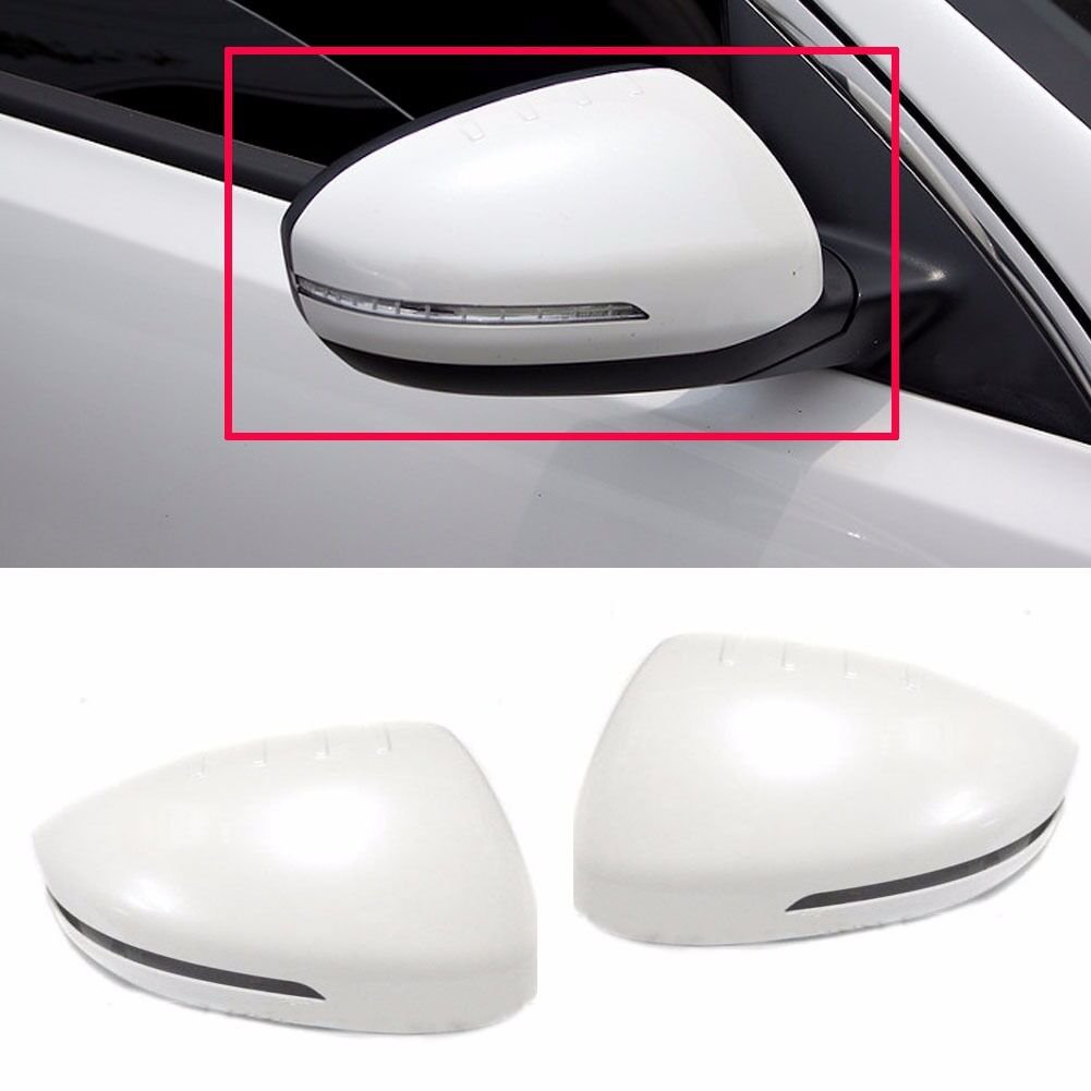 Side Mirror Cover Repeater Type 2P White for OEM Parts Kia 2011-2015 Optima K5