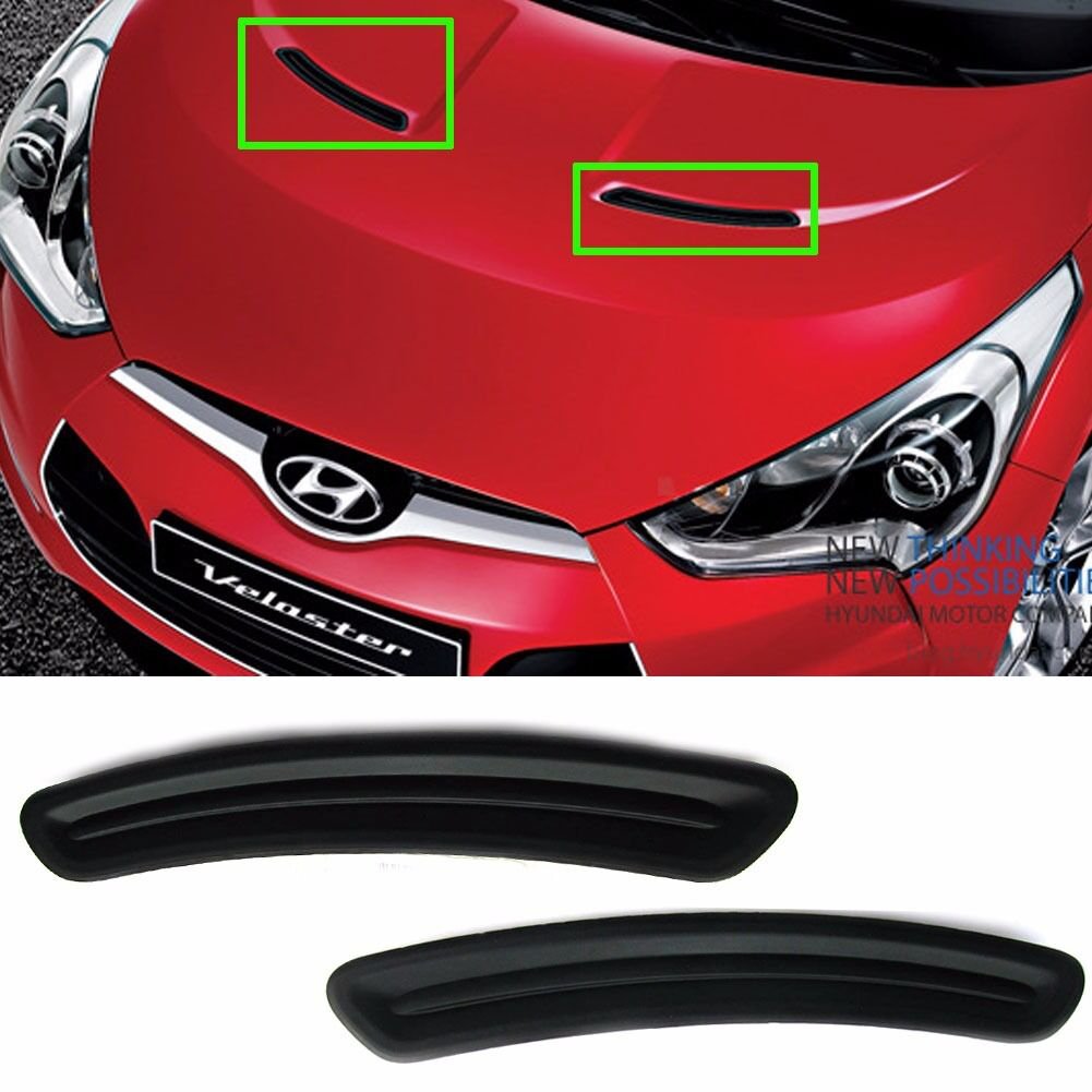 Hood Scoop Bonnet Air Duct Garnish set For OEM Parts Hyundai 2011- Veloster