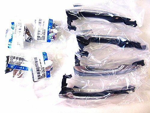 Hyundai Motors OEM Genuine Outside Chrome Door Catch Handle 8-pc Set For 2012 ~