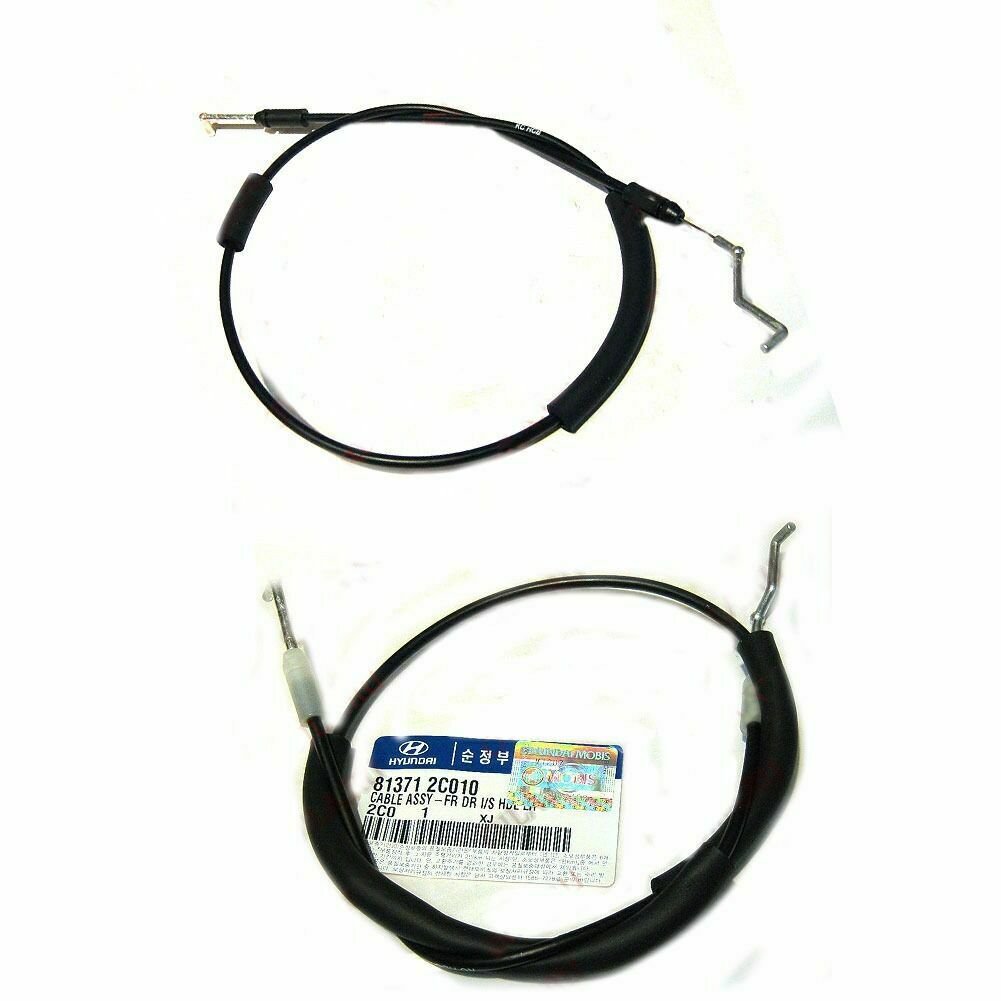 Door Handle Cable Set Lock + Inner Cable for OEM Parts 2003-2008 Tiburon Coupe