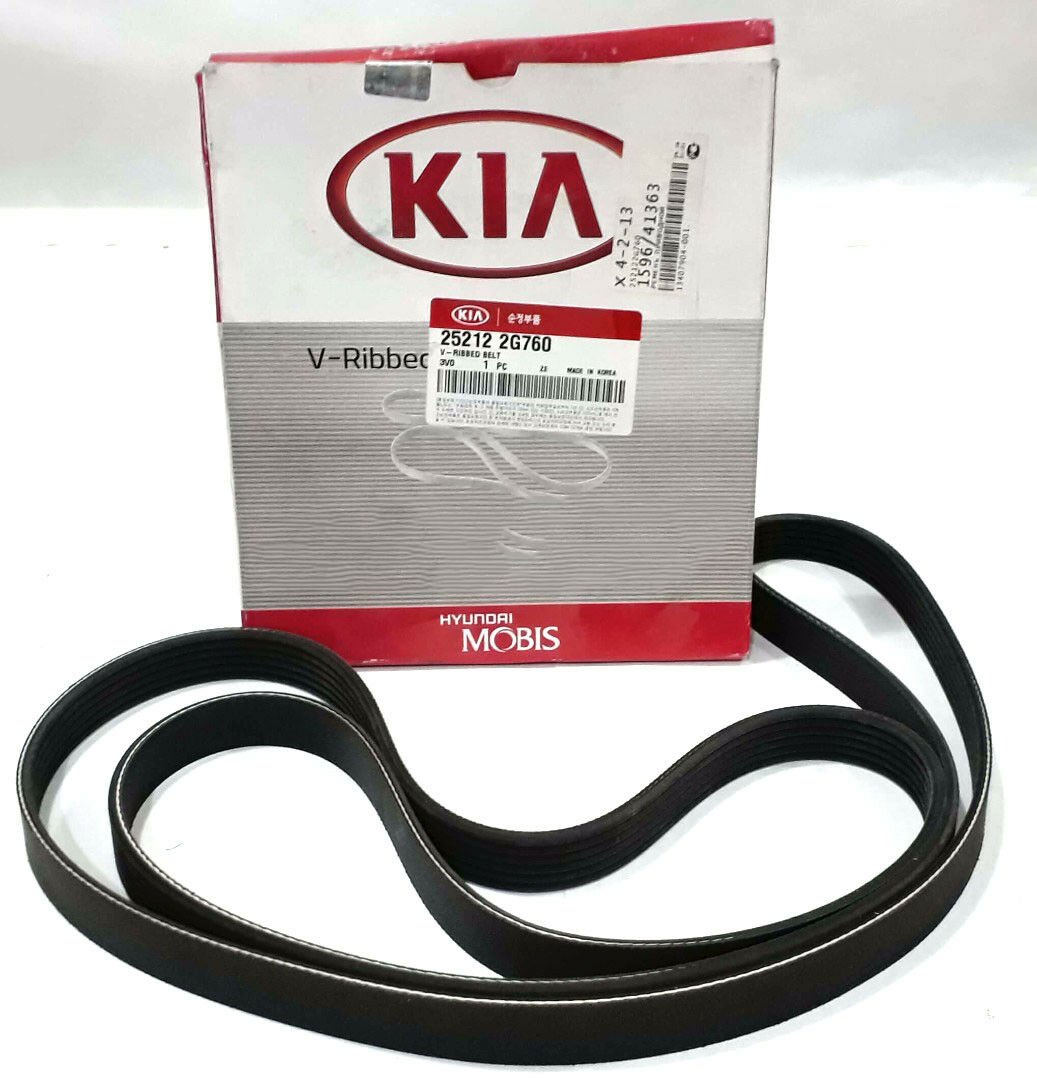 Kia  Drive Fan Belt Ribbed Belt-V For kia 252122G760