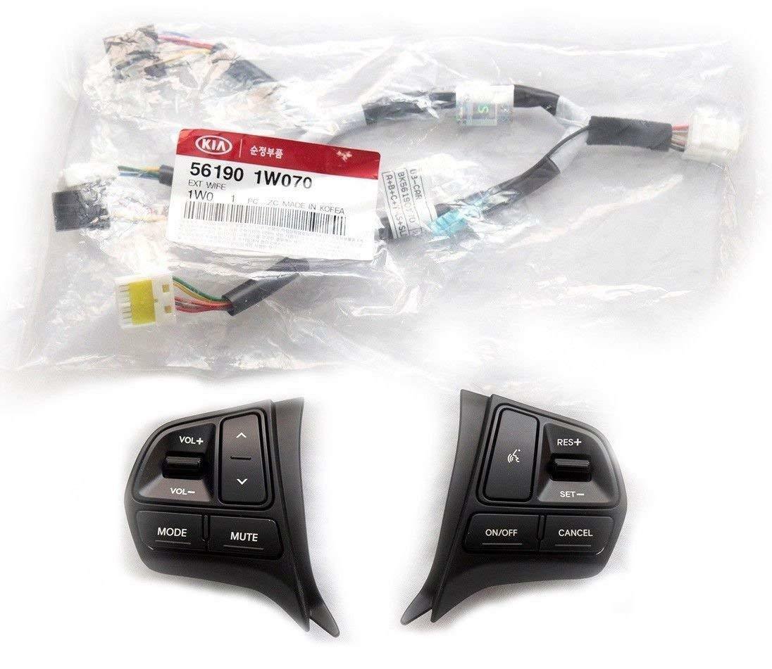 Kia Motors OEM Genuine Steering Wheel Control Switch 1p, Auto Cruise 1p, Extensi