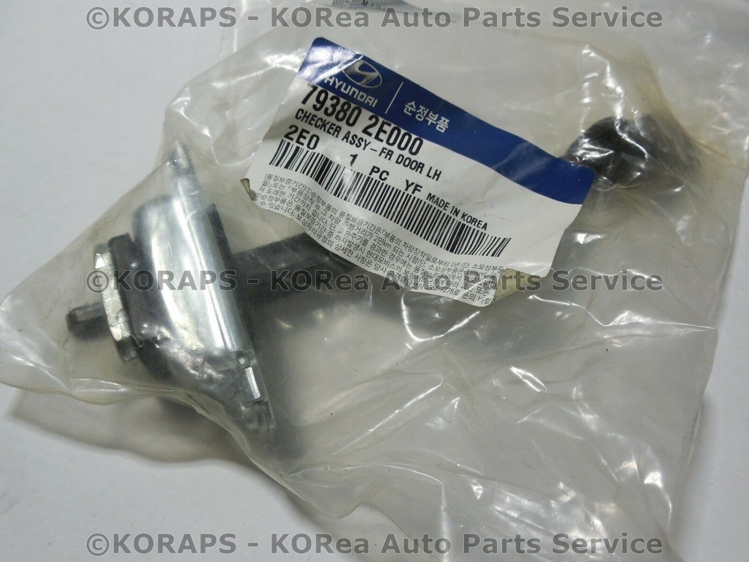 TUCSON 04-10 GeNuiNe DOOR CHECKER FRONT LEFT 793802E000