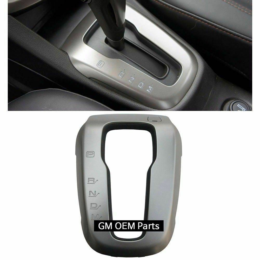 A/T Gear Shift Lever border Cover Silver For GM Chevrolet Sonic 2012+ OEM Parts