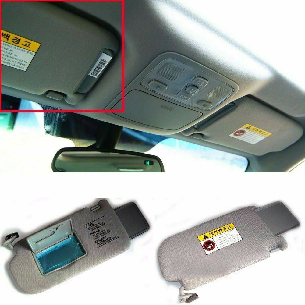 HYUNDAI Front Inside Sunvisor LH Assy Gray 2005-2009 Tucson OEM Parts