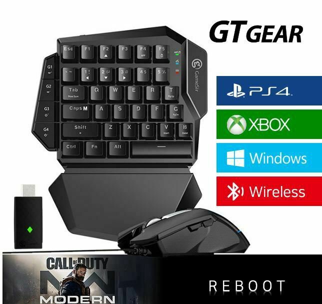 GameSir VX Hand 2.4G Bluetooth Gaming Wireless Keyboard - PS4,PS3,Xbox,Switch,PC