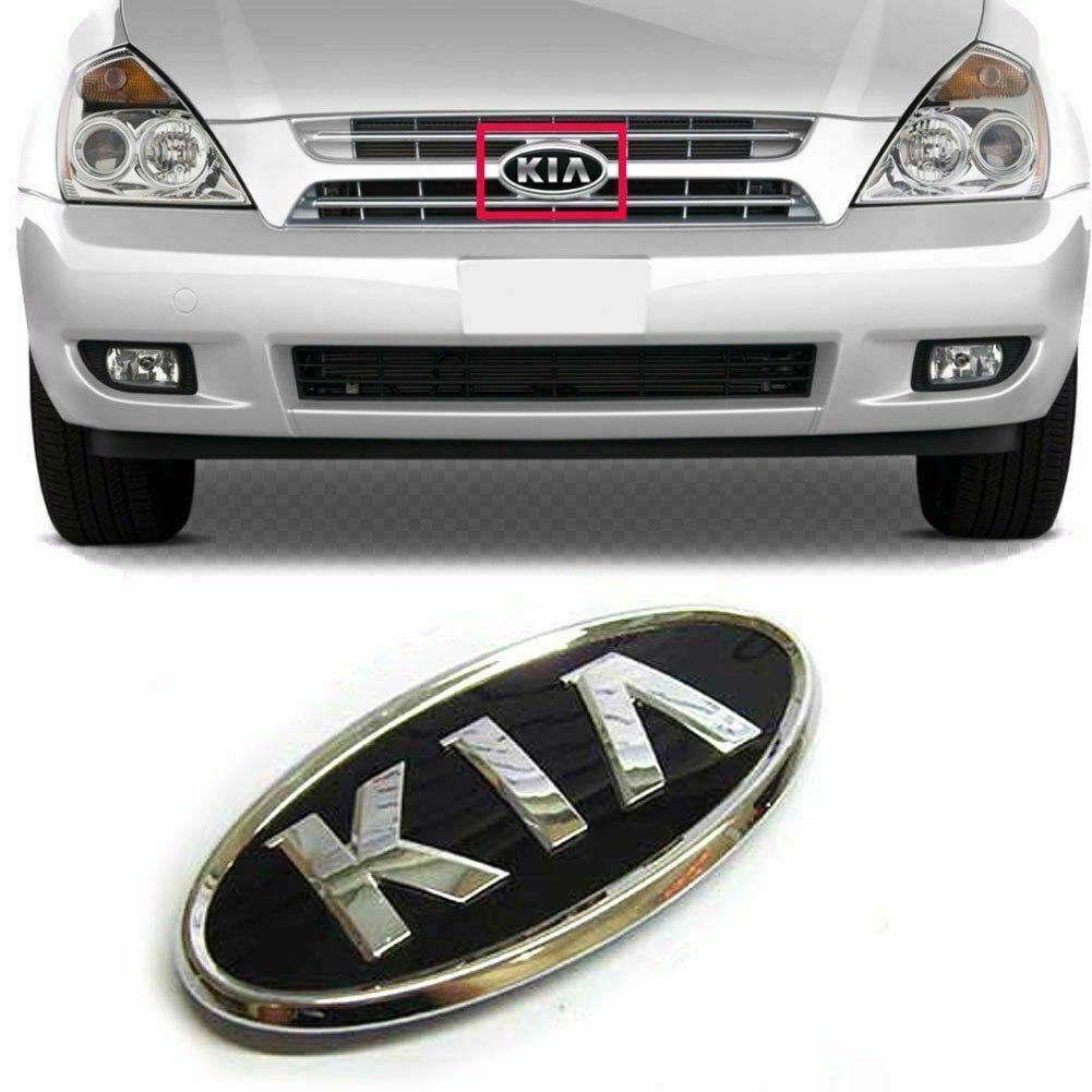 KIA Logo Front Hood Grille Emblem For KIA 2006-14 Sedona Sportage OEM Parts