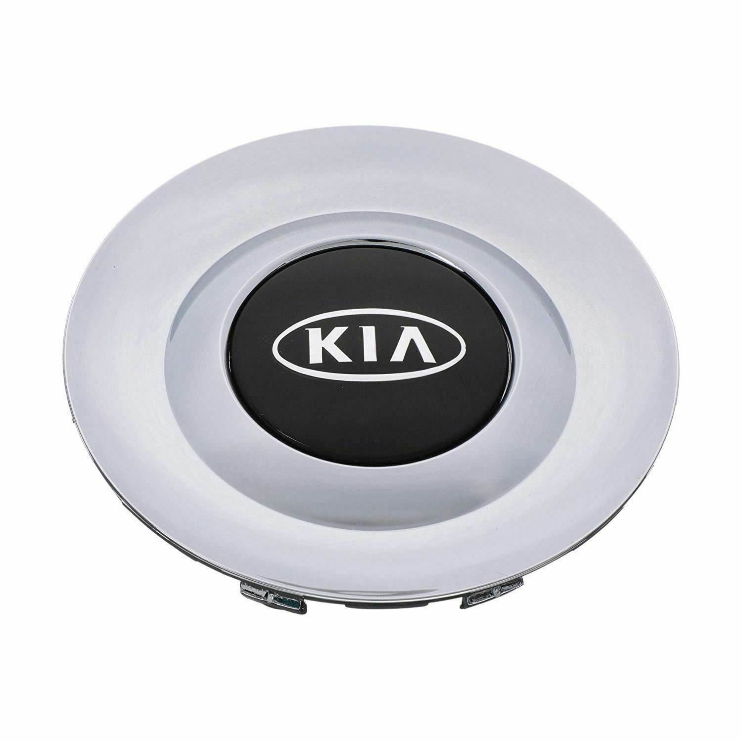 Wheel Hub Center Cap Chrome w/Black Kia Logo 01-02 Optima 52960-3C100