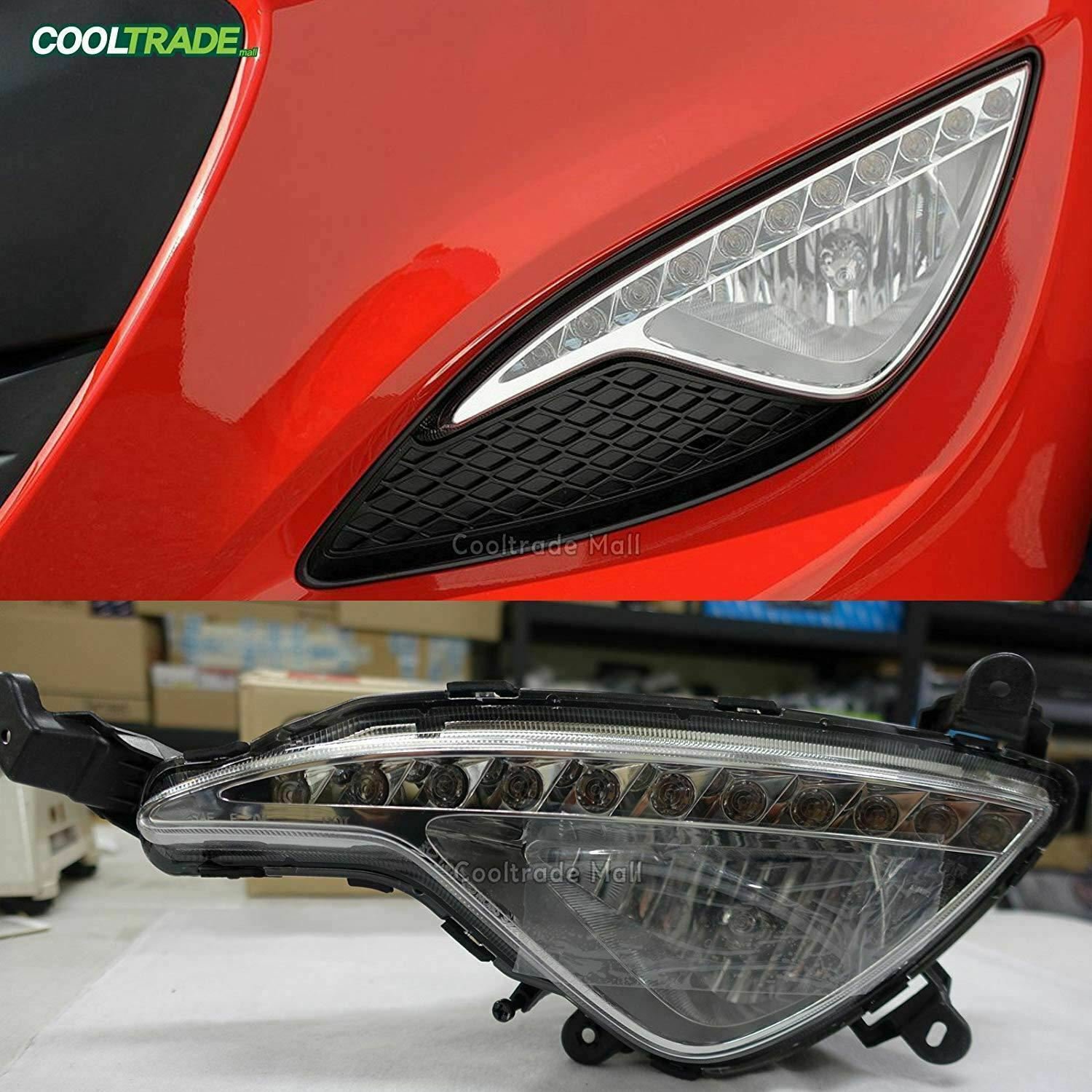 New OEM Fog Light Lamp(with Drl) & Cover LH & RH for Hyundai Genesis Coupe 2013