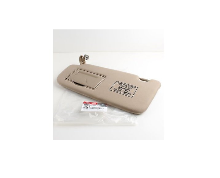 HYUNDAI Genuine OEM Kia Sun Visor Left Side Beige 85201-2G010J7