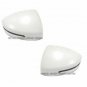 Kia Motors OEM 876162T010 876262T010 LH RH Side Mirror Cover White Pearl SWP 2-p