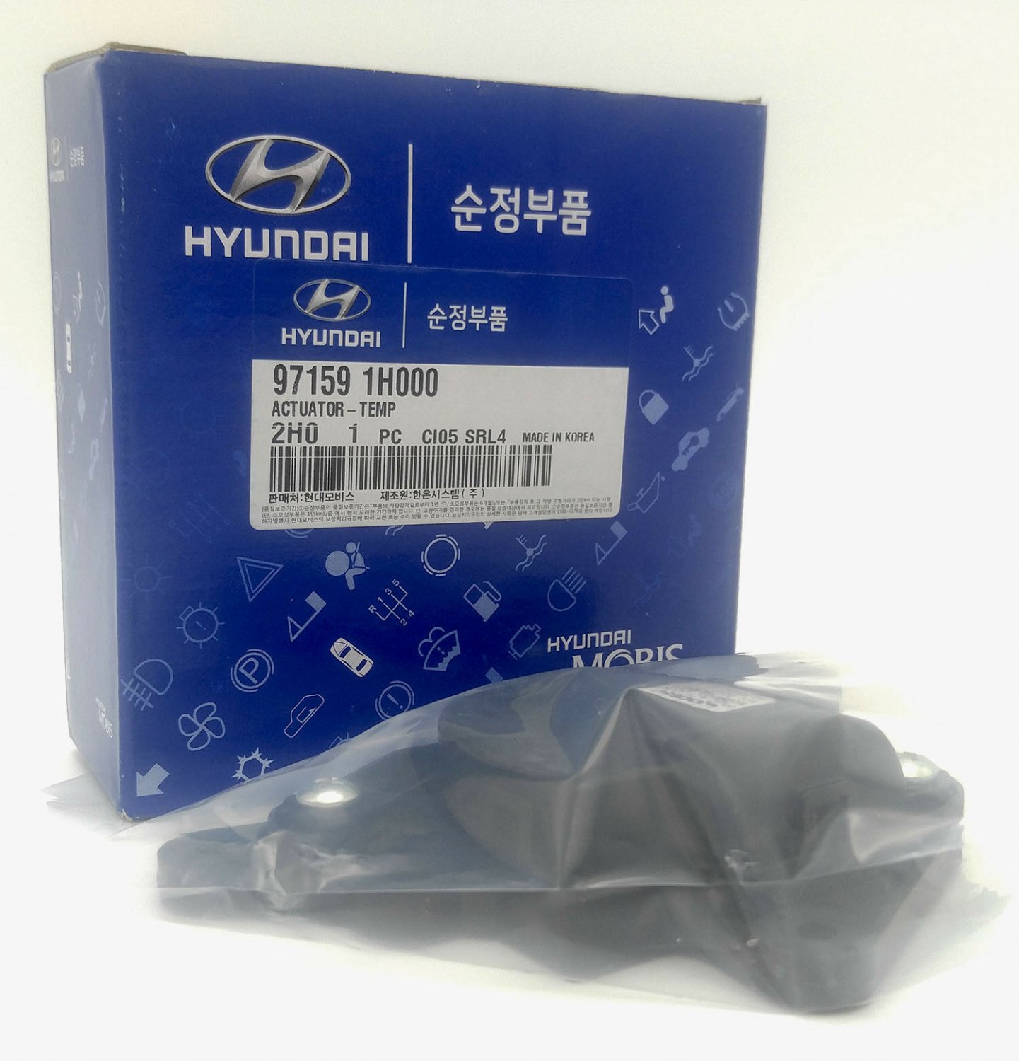 HYUNDAI CEED 06- GENUINE HEATER A/C BLOWER CONTROL ACTUATOR 971591H000