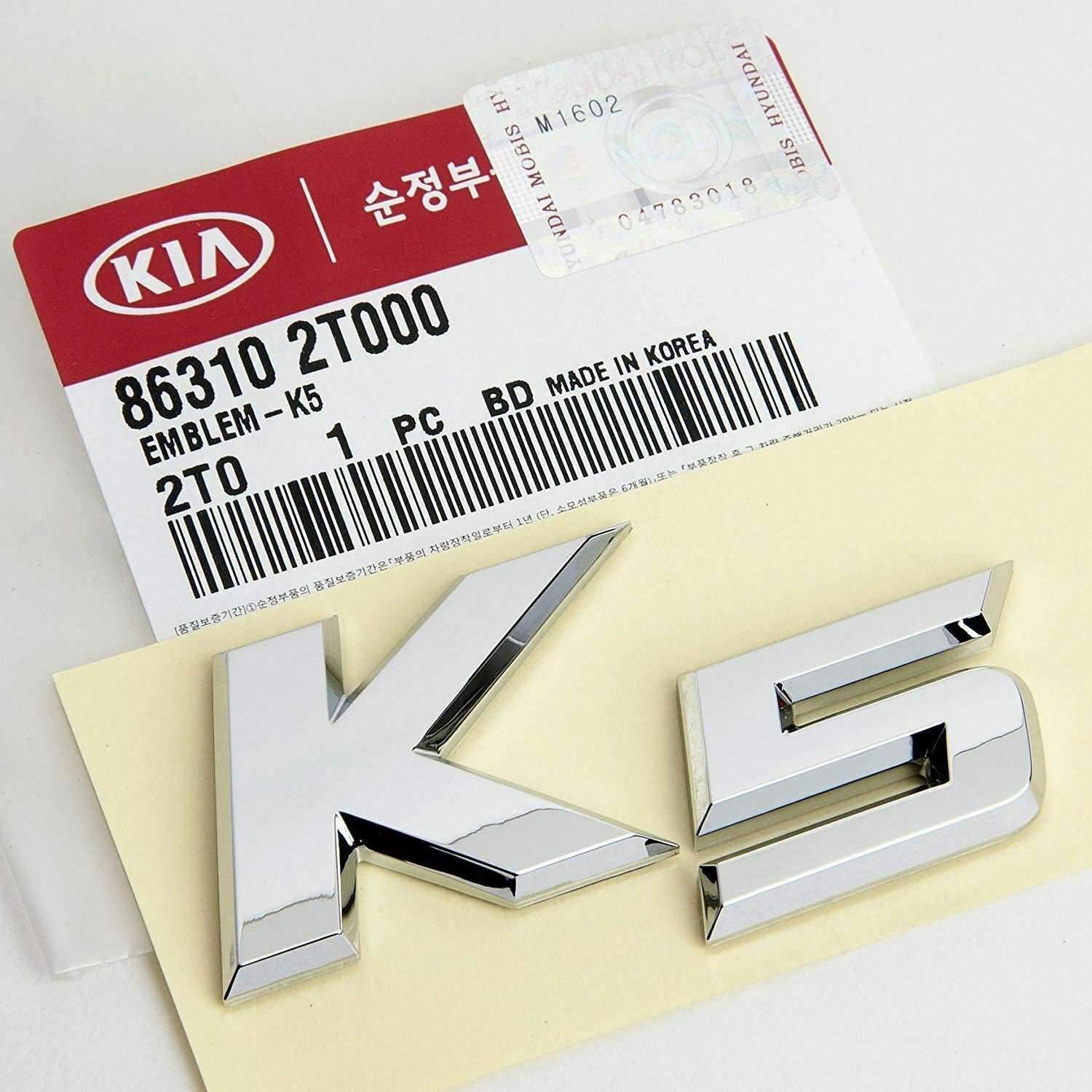 Kia Optima K5 Trunk Emblem &acirc;�� Tail Gate Emblem Badge Genuine OEM Part by Mobis