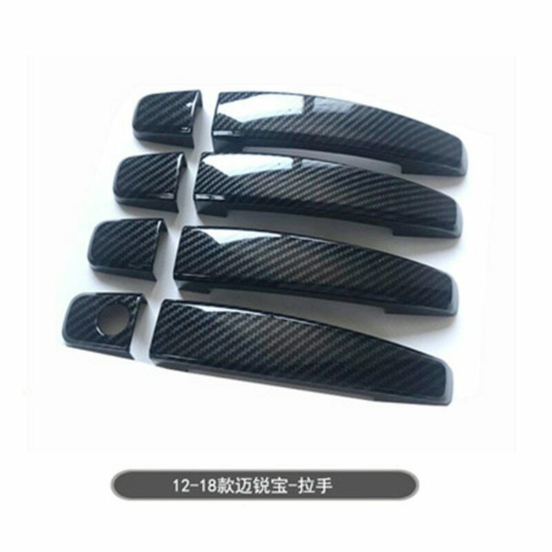 Car styling ABS Carbon fiber Door Bowl Door handle Protective covering Cover