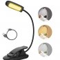 Vekkia B076SVC7SN LuminoLite Rechargeable 3000K Warm 6 LED Book, Easy Clip