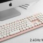 Actto Retro Mini Wireless Keyboard KBD-48 Pink Black White Mint 4 Color